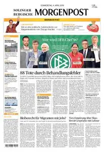 Bergische Morgenpost – 04. April 2019