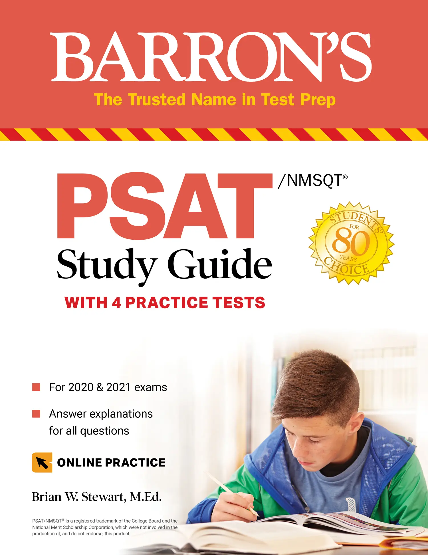 PSAT/NMSQT Study Guide with 4 Practice Tests (Barron's Test Prep