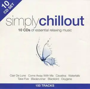 V.A. - Simply Chillout [10CD Box Set] (2013)