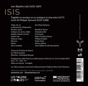 Christophe Rousset, Les Talens Lyriques - Jean-Baptiste Lully: Isis (2019)