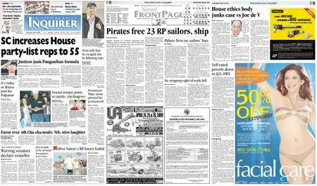 Philippine Daily Inquirer – April 22, 2009