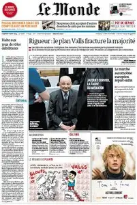 Le Monde du Vendredi, 18. Avril 2014