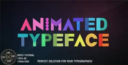 Animated Typeface - After Effects Project (Videohive)