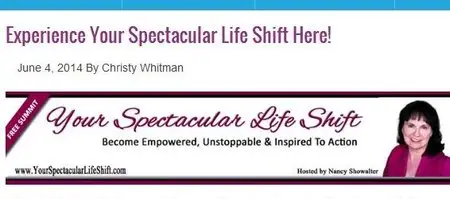 Your Spectacular Life Shift (2014)