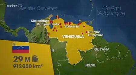 (Arte) Le dessous des cartes - Venezuela, le chavisme sans Chavez (2015)