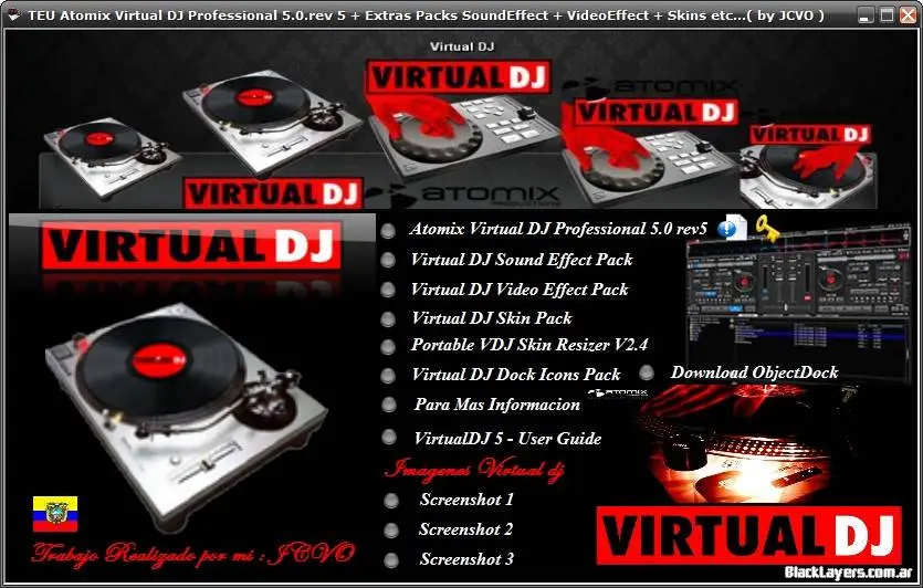 AIO Atomix Virtual DJ Professional 5.0.rev 5 + Extras Packs SoundEffect + VideoEffect + Skins etc