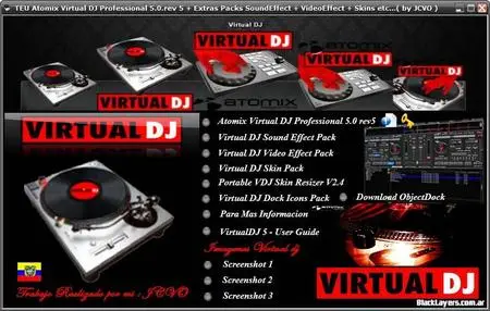 AIO Atomix Virtual DJ Professional 5.0.rev 5 + Extras Packs SoundEffect + VideoEffect + Skins etc