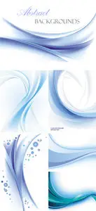 Blue Abstract Backgrounds Vector 2