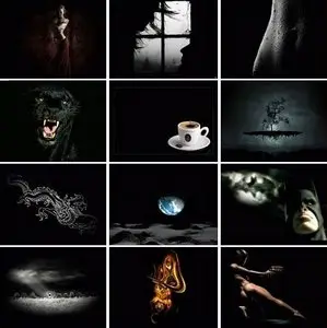 37 Black Wallpaper