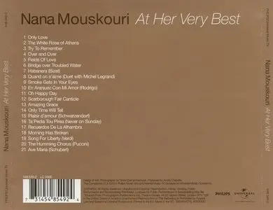 Nana Mouskouri – At her very best (2001) -repost