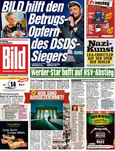 Bild Zeitung vom 22 Mai 2015