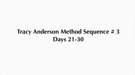 Tracy Anderson's 30-Day Method [repost]