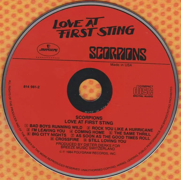 First sting. Scorpions Love at first Sting 1984. Скорпионс альбом 1984. Scorpions 1984 Love at first Sting LP. Scorpions Love at first Sting альбом.