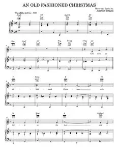 An Old Fashioned Christmas - Johnny Marks, Marty Panzer (Piano-Vocal-Guitar)