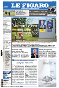 Le Figaro du Jeudi 4 Mai 2017