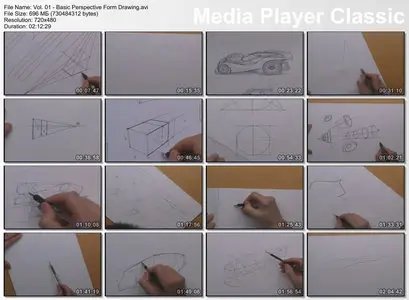 GNOMON TUTORIALS - Drawing Techniques by Scott Robertson - 6 DVDs (Rips) [partial repost]