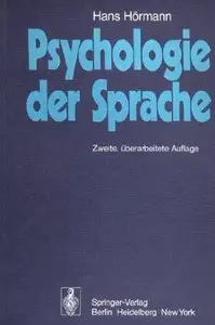 Psychologie der Sprache (Auflage: 2)