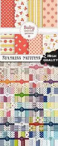 Abstract Seamless patterns set #5 - 25 Eps