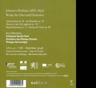 Philippe Herreweghe, Orchestre des Champs-Elysées, Collegium Vocale Gent - Brahms: Werke für Chor und Orchester (2011)