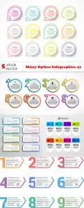 Vectors - Shiny Option Infographics 42