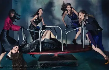 Collections by Steven Meisel for Vogue Italia July 2012