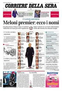 Corriere della Sera - 22 Ottobre 2022