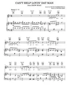 Can't Help Lovin' Dat Man - Helen Morgan, Jerome Kern, Lena Horne, Show Boat Musical (Piano-Vocal-Guitar)