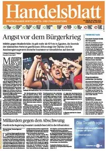 Handelsblatt vom 09 Juli 2013