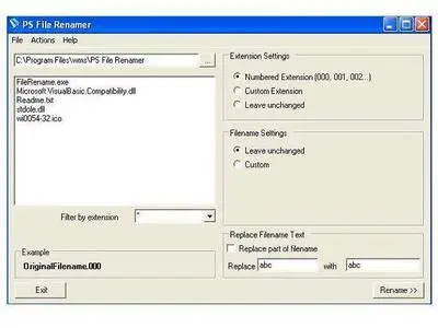 PS FileRenamer v2.88