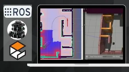 ROS Autonomous Driving and Path Planning SLAM with ROS