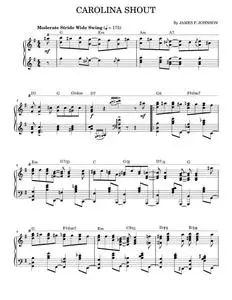 Carolina Shout [Stride version] (arr. Brent Edstrom) - James P Johnson (Piano Solo)