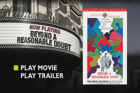 Вне пределов разумного сомнения / Beyond a Reasonable Doubt (1956, DVD5 + DVDRip)