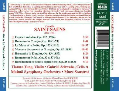 Malmö Symphony Orchestra & Marc Soustrot - Saint-Saëns: Works for Violin & Orchestra (2017)
