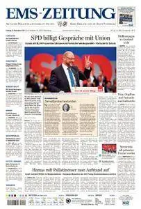Ems-Zeitung - 08. Dezember 2017