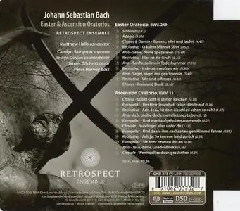 Matthew Halls, Retrospect Ensemble - Johann Sebastian Bach: Easter & Ascension Oratorios (2011)