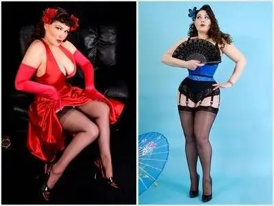 Kate`s PinUps: Scotch Roses & Blue Berry Tart (Set 1,2)