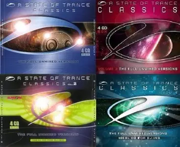 VA - A State Of Trance Classics (The Full Unmixed Versions) Vol.1-4 (16CD, Boxset) (2006-2009)