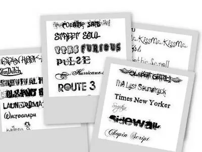 Counterfeit Fonts