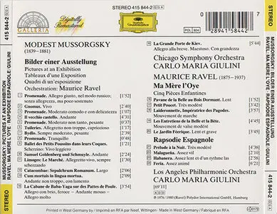 CSO, LAP, Giulini - Mussorgsky / Ravel (1986, Deutsche Grammophon # 415 844-2 G GA)