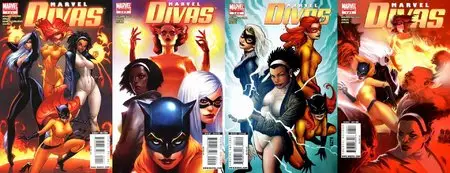 Marvel Divas #1-4 (Of 4) Complete