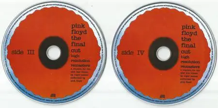 Pink Floyd - The Final Cut: High Resolution Remasters (1983) {2018, 4CD Box Set, Numbered Limited Edition}