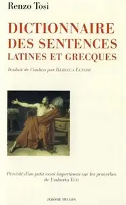 Dictionnaire des sentences latines et grecques