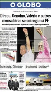 Jornal O Globo - 16 de novembro de 2013 - Sábado