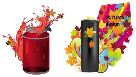Coke bottle trend vector