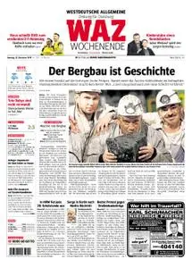 WAZ Westdeutsche Allgemeine Zeitung Duisburg-West - 22. Dezember 2018