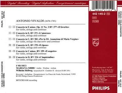 I Musici, Marianna Sirbu - Vivaldi: Violin Concertos (1995)