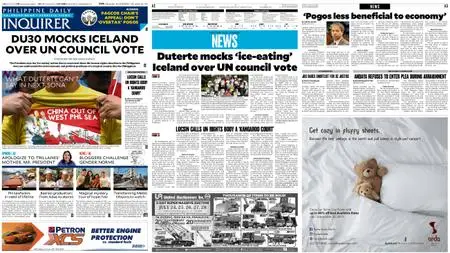 Philippine Daily Inquirer – July 13, 2019