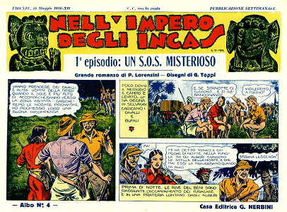 Collana Albi Grandi Avventure - Nell' Impero Degli Incas - Volume 4