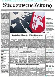 Süddeutsche Zeitung vom Samstag, 18. Januar 2014