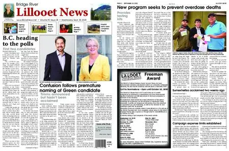 Bridge River Lillooet News – September 30, 2020